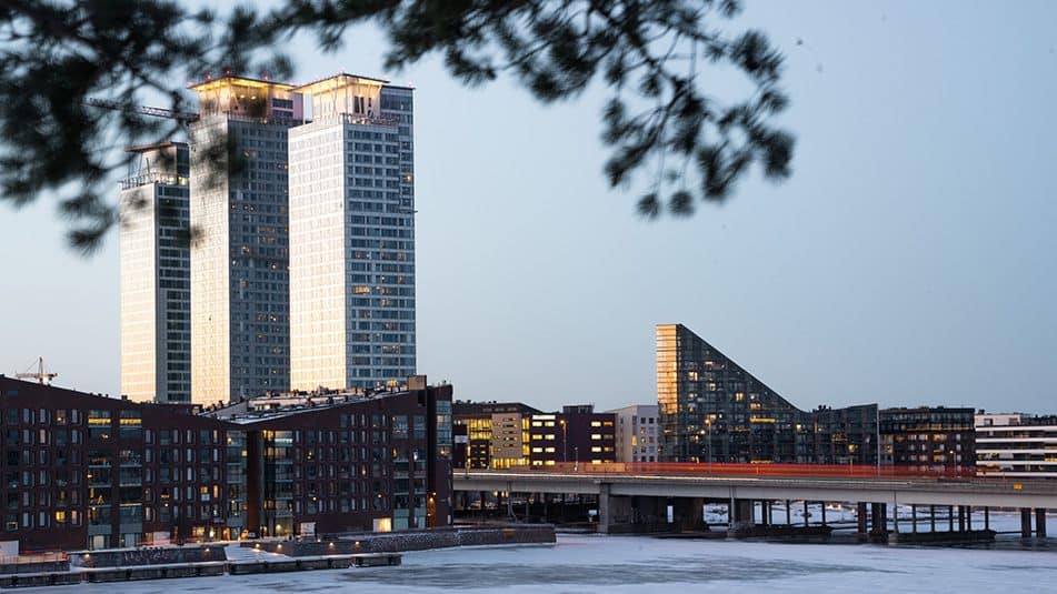 Limited land for urban expansion encourages mixed-use land policies.